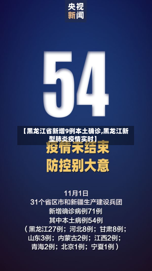 【黑龙江省新增9例本土确诊,黑龙江新型肺炎疫情实时】