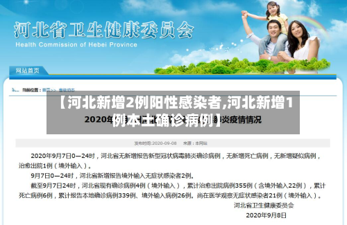 【河北新增2例阳性感染者,河北新增1例本土确诊病例】-第3张图片