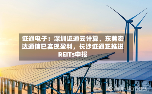 证通电子：深圳证通云计算、东莞宏达通信已实现盈利	，长沙证通正推进REITs申报-第2张图片