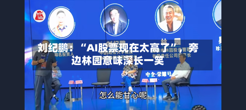 刘纪鹏：“AI股票现在太高了”，旁边林园意味深长一笑-第2张图片