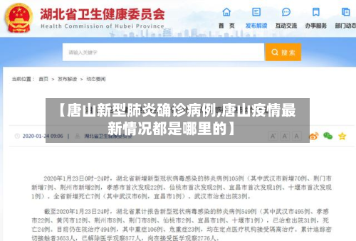 【唐山新型肺炎确诊病例,唐山疫情最新情况都是哪里的】-第2张图片