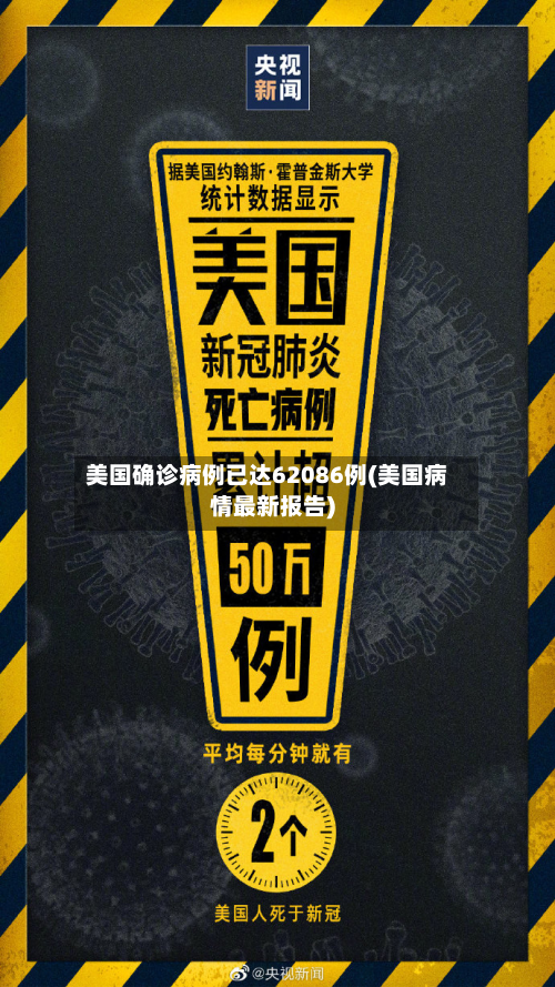 美国确诊病例已达62086例(美国病情最新报告)