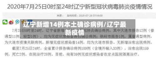 辽宁新增14例本土确诊病例/辽宁最新疫情-第2张图片