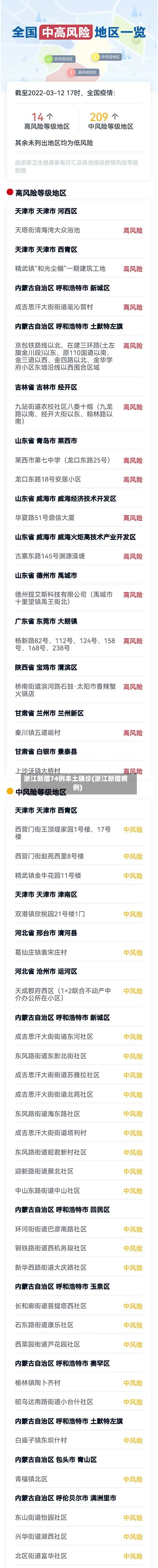 浙江新增74例本土确诊(浙江新增病例)-第2张图片