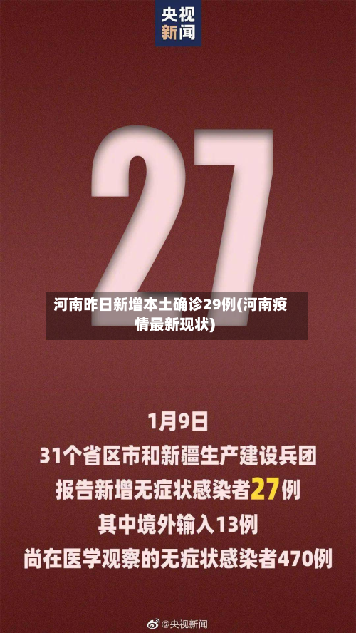 河南昨日新增本土确诊29例(河南疫情最新现状)-第2张图片