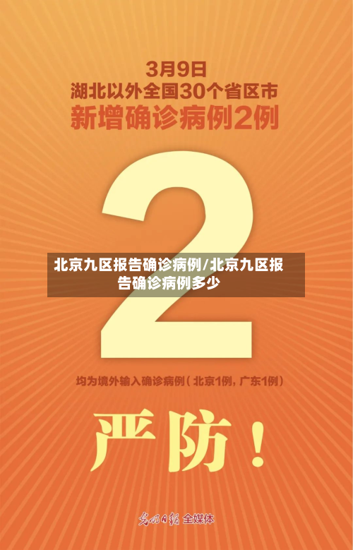 北京九区报告确诊病例/北京九区报告确诊病例多少