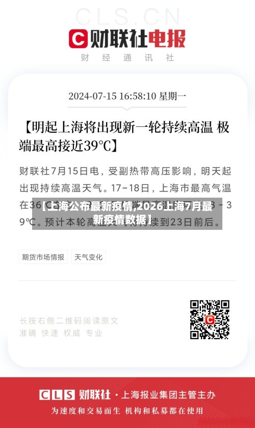 【上海公布最新疫情,2026上海7月最新疫情数据】-第2张图片
