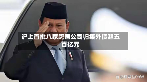 沪上首批八家跨国公司归集外债超五百亿元
