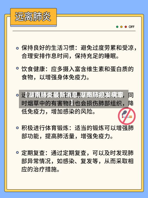 【湖南肺炎最新消息,湖南肺癌发病率】-第2张图片