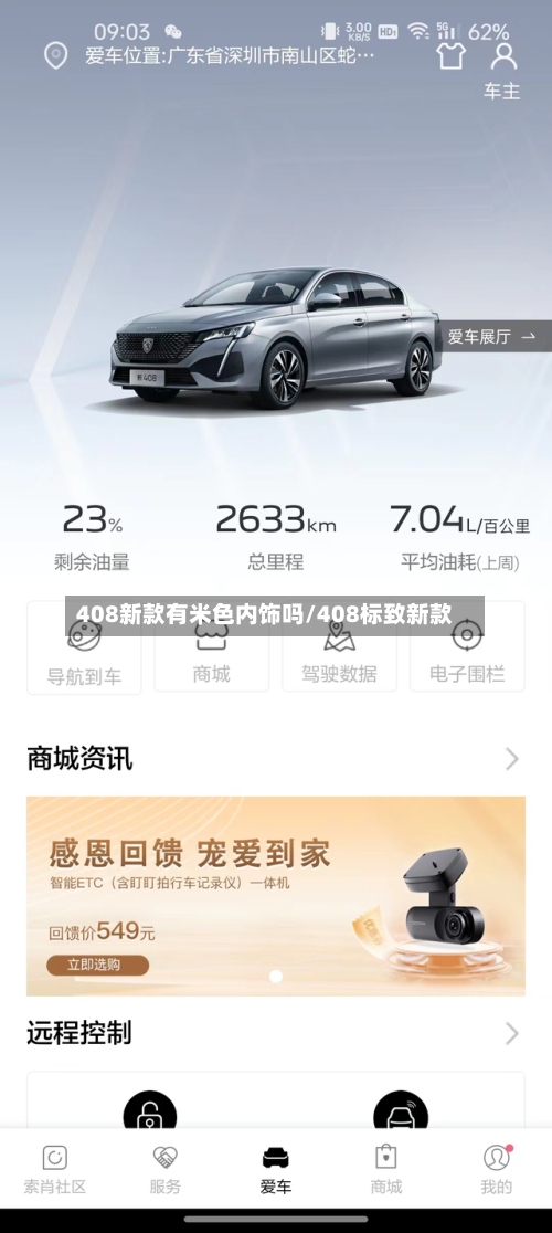 408新款有米色内饰吗/408标致新款-第3张图片