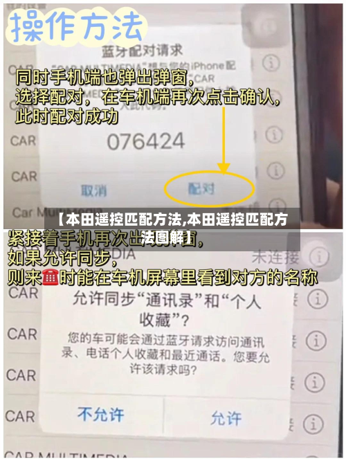 【本田遥控匹配方法,本田遥控匹配方法图解】-第3张图片