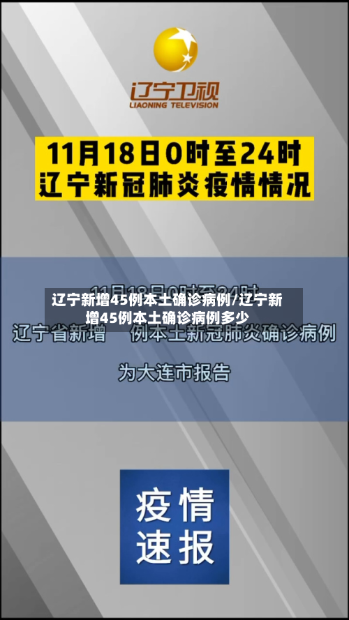 辽宁新增45例本土确诊病例/辽宁新增45例本土确诊病例多少