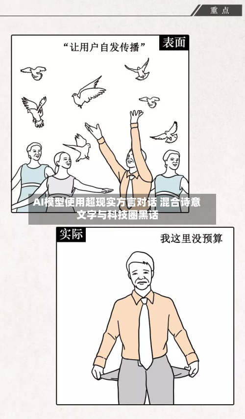AI模型使用超现实方言对话 混合诗意文字与科技圈黑话-第3张图片