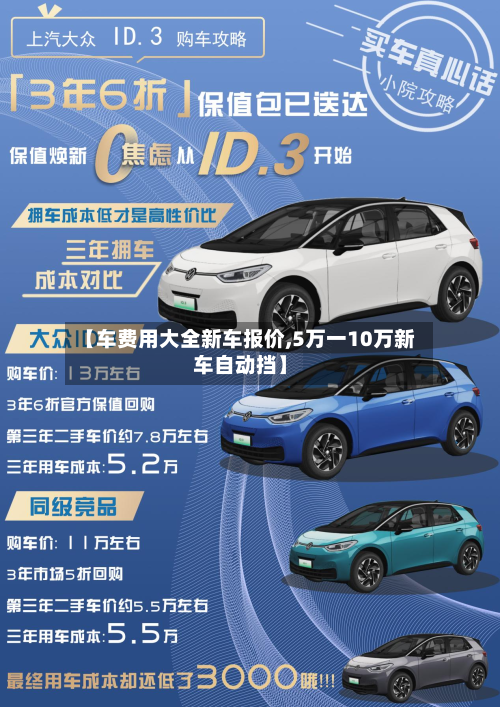 【车费用大全新车报价,5万一10万新车自动挡】-第2张图片
