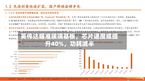 英伟达瞄准玻璃基板，芯片速度或提升40%	，功耗减半-第3张图片