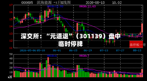 深交所：“元道退”（301139）盘中临时停牌