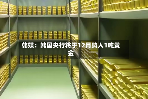 韩媒:韩国央行将于12月购入1吨黄金-第2张图片