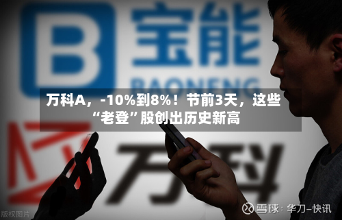 万科A，-10%到8%！节前3天，这些“老登	”股创出历史新高-第3张图片