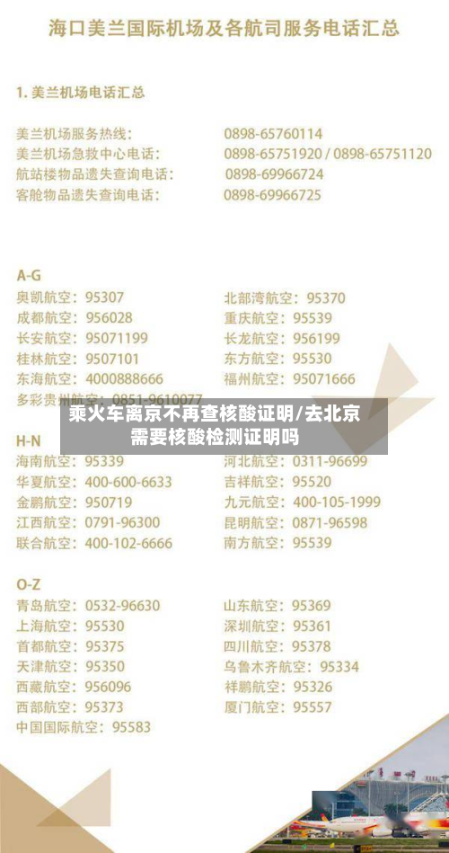 乘火车离京不再查核酸证明/去北京需要核酸检测证明吗-第2张图片