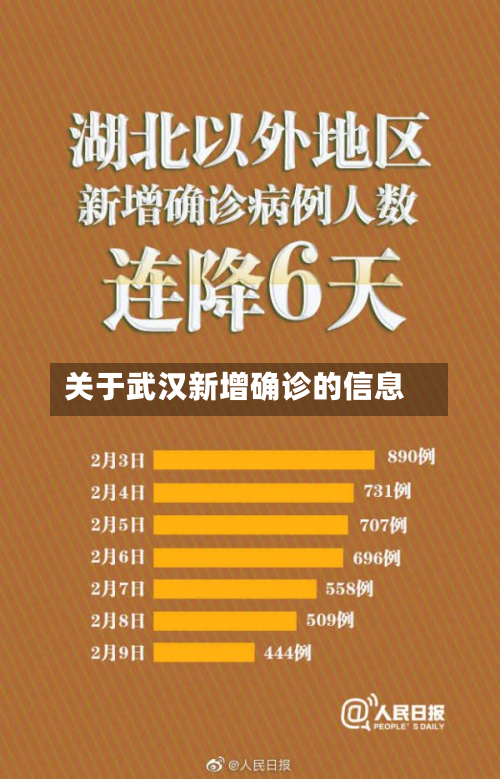 关于武汉新增确诊的信息