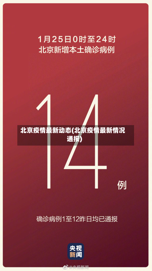 北京疫情最新动态(北京疫情最新情况通报)