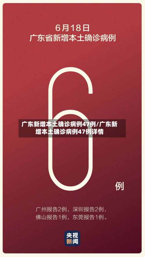 广东新增本土确诊病例47例/广东新增本土确诊病例47例详情