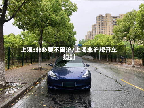 上海:非必要不离沪/上海非沪牌开车规则-第3张图片