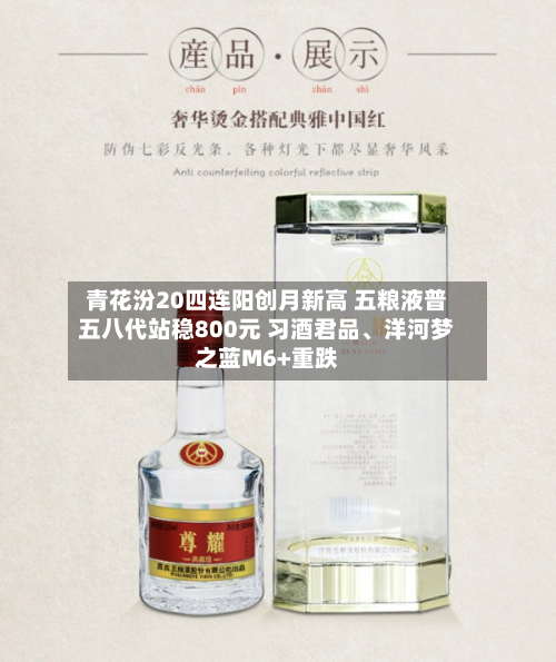 青花汾20四连阳创月新高 五粮液普五八代站稳800元 习酒君品	、洋河梦之蓝M6+重跌-第2张图片