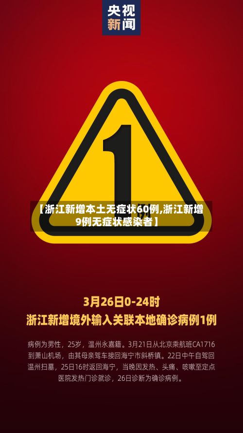 【浙江新增本土无症状60例,浙江新增9例无症状感染者】-第2张图片