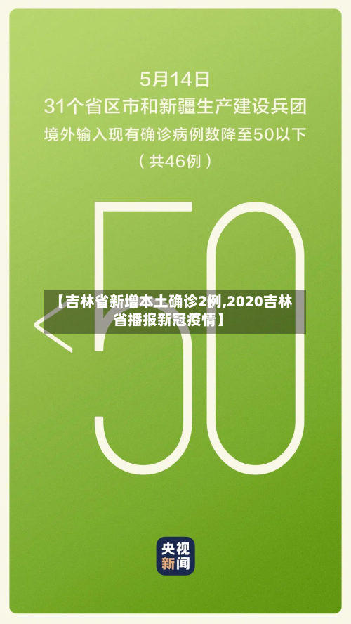 【吉林省新增本土确诊2例,2020吉林省播报新冠疫情】