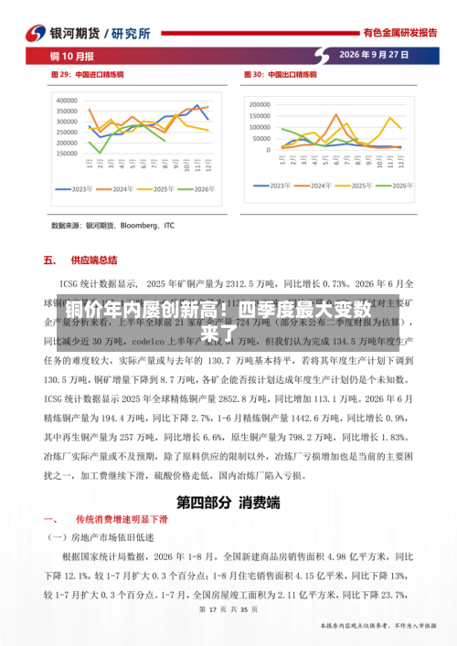 铜价年内屡创新高!四季度最大变数来了-第1张图片