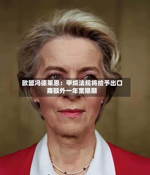 欧盟冯德莱恩:甲烷法规将给予出口商额外一年宽限期-第2张图片