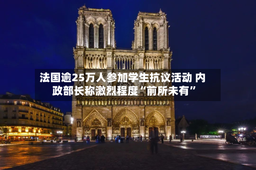 法国逾25万人参加学生抗议活动 内政部长称激烈程度“前所未有”-第2张图片
