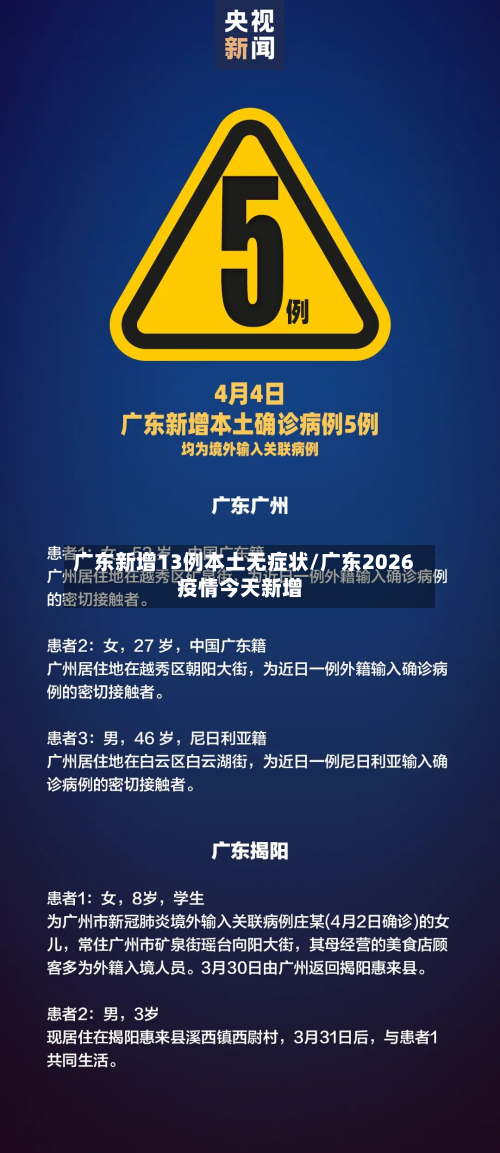 广东新增13例本土无症状/广东2026疫情今天新增-第3张图片