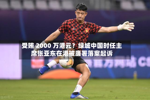 受贿 2000 万港元?绿城中国时任主席张亚东在港被廉署落案起诉-第2张图片