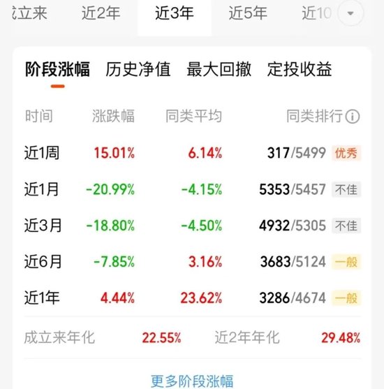 富国“景气捕手”吴栋栋失手，新基金成立46天跌近34%