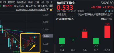 净利暴增715倍！江波龙预估权重占比最高的——华宝基金信创ETF（562030）拉升1.9%，机构：AI安全重要性提升