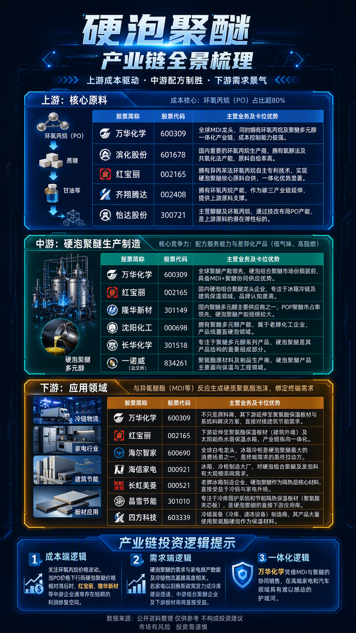【现货异动】硬泡聚醚30天上涨26%！环氧丙烷强势拉涨+商家提价共振，成本推动报价上调